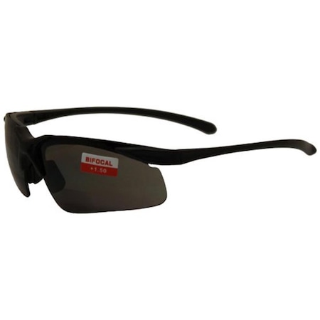 Global Vision Eyewear Apex Plus 1.50 Smoke Bifocal Lenses Safety Glass APEX1.5SM